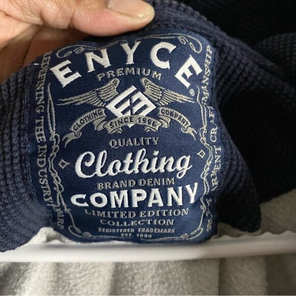 Vintage Enyce Limited Edition Men's Gray Sweatshirt Hoodie Jacket - Picture 5 of 9